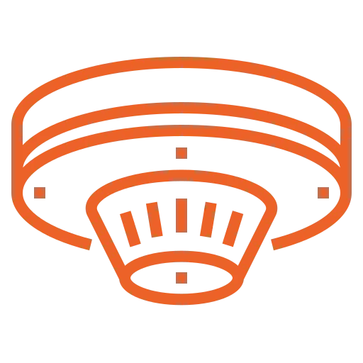 Smoke detector installation icon